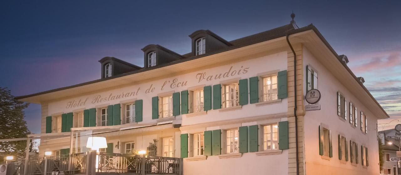 Boutique Hotel De L'Ecu Vaudois Begnins Bagian luar foto